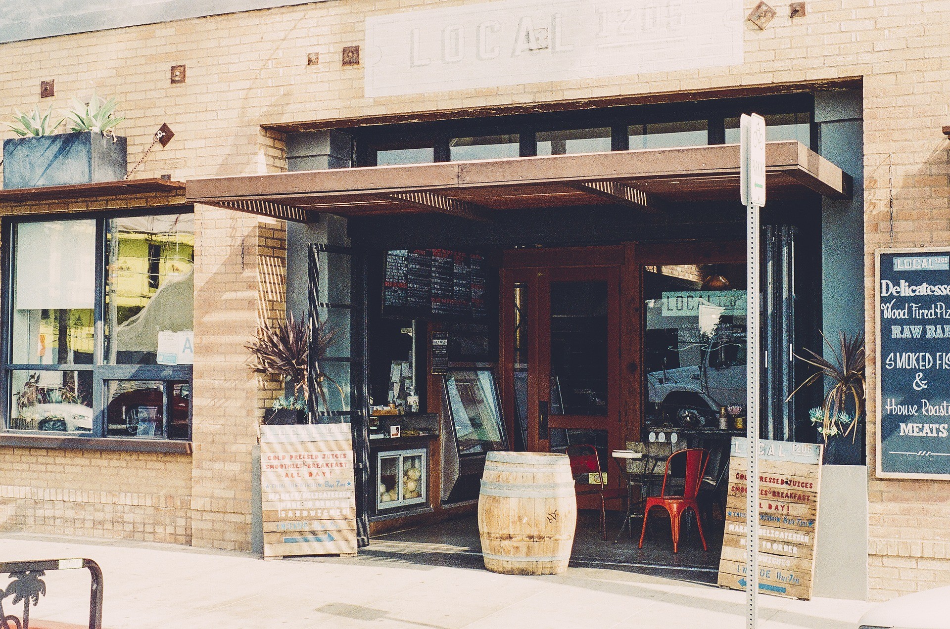 Local restaurant or shop