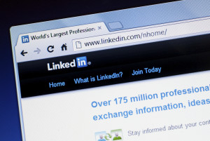 Linkedin website Linkedin website on a computer screen. Linkedin is the World's Largest Professional Network.