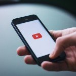 Youtube being played on mobile device