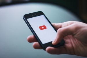 Youtube being played on mobile device Youtube being played on mobile device