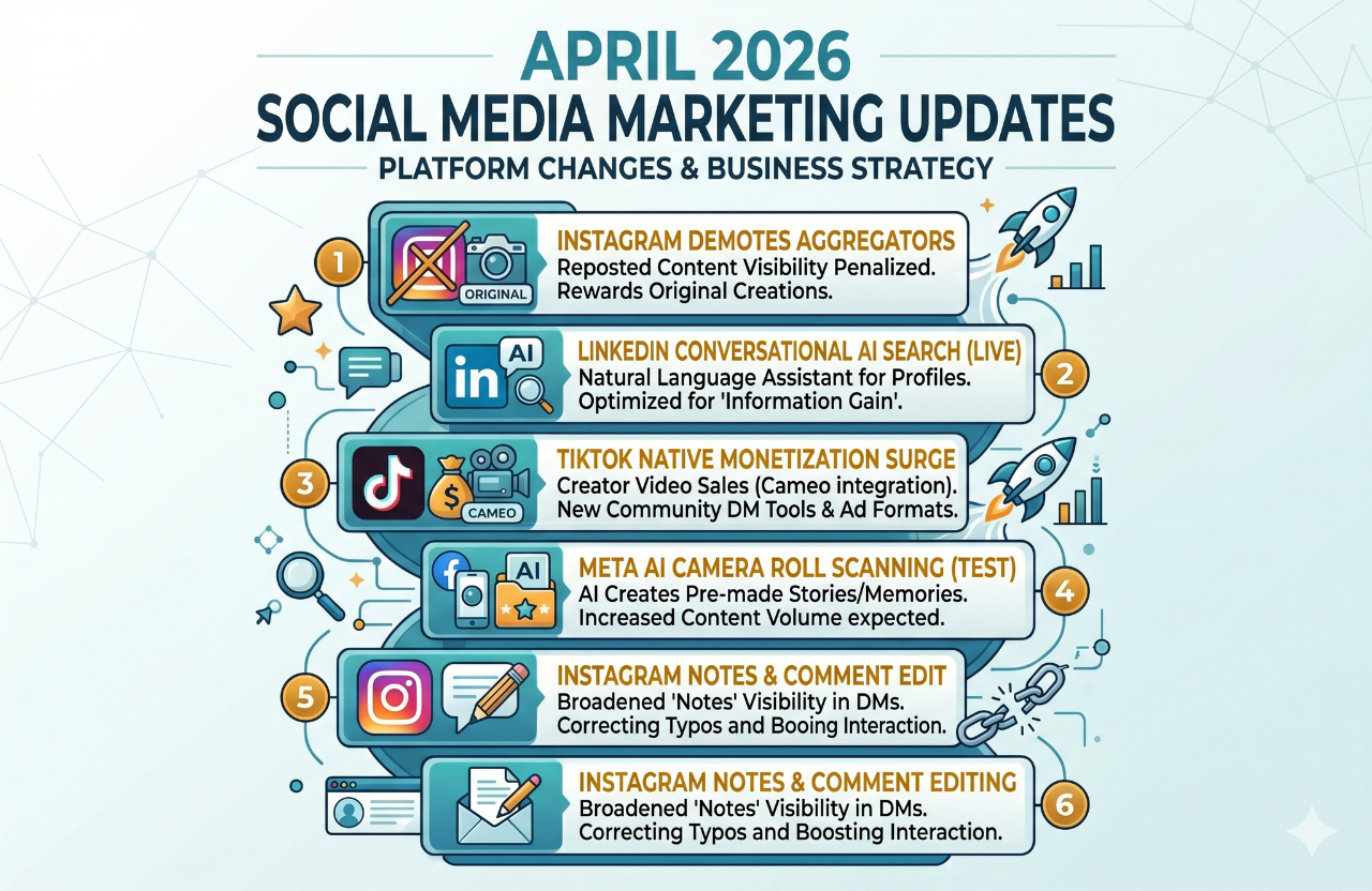 April 2026 social media marketing industry updates